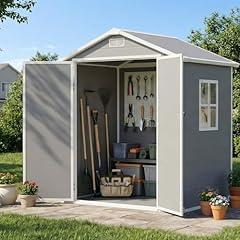 LARBANKE Outdoor Resin Storage Shed