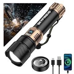 SKYFIRE LED Flashlight 2000lm Rechargeable Tactical