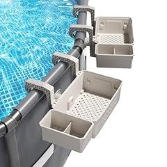 AquaJoyer Grey Poolside Storage Baskets