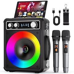 VOSOCO Portable Bluetooth Karaoke Speaker System
