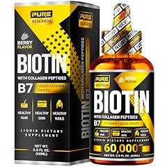 PURE RESEARCH Liquid Biotin & Collagen Drops