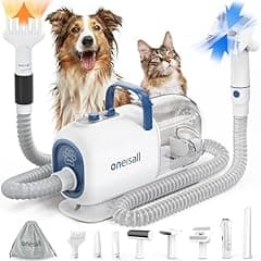 oneisall Dog Vacuum & Dryer Grooming Kit