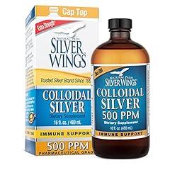 Natural Path Silver Wings Colloidal Silver 500ppm Immune Support 16 fl. oz.