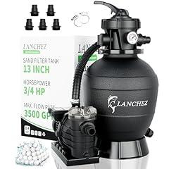 Lanchez 13" Sand Filter Pump for Pools