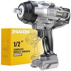 DIYtoolifz Cordless Impact Wrench 1800 Ft-lbs 1/2"