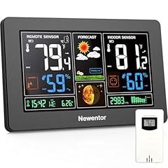 Newentor Wireless Weather Station with Atomic Clock