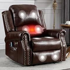 Classic Power Recliner Chair with Massage and Heat