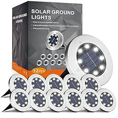 INCX Solar Garden Lights Outdoor 12 Pack