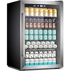 Joy Pebble Mini Fridge Beverage Cooler 145 Can