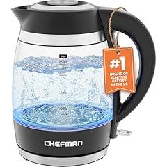 Chefman Electric Glass Kettle 1.8L