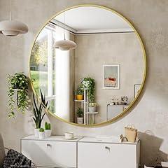 Beautypeak Gold Round Mirror