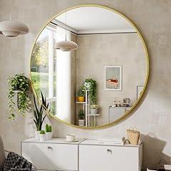 Beautypeak Gold Round Mirror