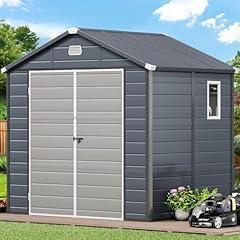 YITAHOME 8x6FT Resin Outdoor Storage Shed