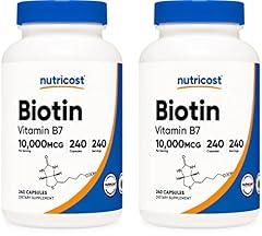 Nutricost Biotin 10,000mcg, 480 Count