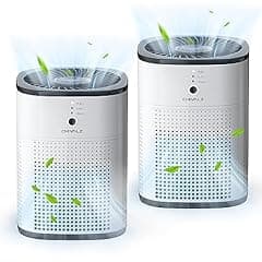 CHIVALZ Air Purifiers for Home, 2 Pack