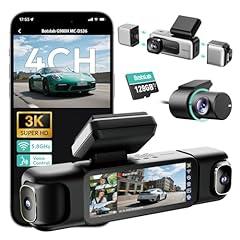 BOTSLAB Dash Cam 3K 4 Channel