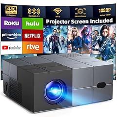 YOWHICK 20000LM 1080P WiFi Bluetooth Projector