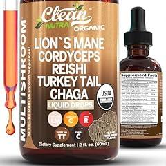 Lion's Mane Mushroom Liquid Complex by Clean Nutra