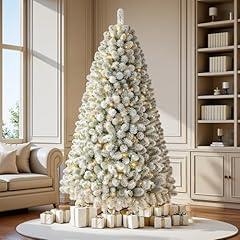 6 FT Prelit Snow Flocked Christmas Tree