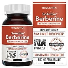 SoActive Berberine 550mg by Triquetra Health