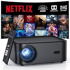 HAPPRUN 4K Smart Projector with Dolby Audio