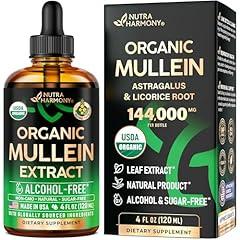 Mullein Drops for Lungs - Organic Liquid