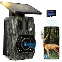MAXDONE Solar Trail Camera WiFi Bluetooth