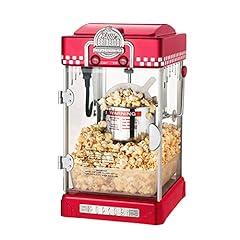 Little Bambino Popcorn Machine, Modern Gray, Red
