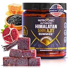 NutroTonic LLC Organic Shilajit Gummies Pomegranate Oil Flavor