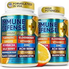 Immune Defense Vitamins with Vitamin D3, C, Zinc