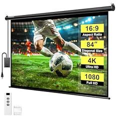 VIVOHOME Motorized Projector Screen 84 Inch