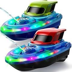 SYMA RC Boats for Kids with LED Lights