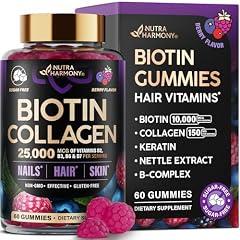 Biotin & Collagen Gummies for Hair, Skin, Nails