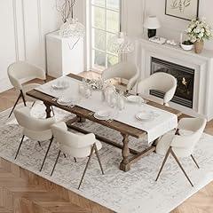 Colamy Modern Upholstered Dining Chairs