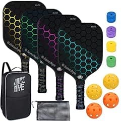 JoncAye Pickleball Paddle Set for Adults and Kids