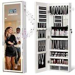 Chaoguan LED Mirror Jewelry Cabinet with Speaker