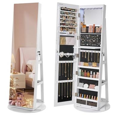 full length mirror with storage