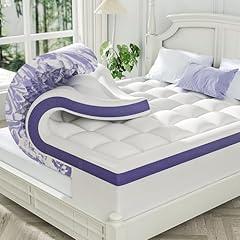 ChiXpace Dual Layer Memory Foam Mattress Topper