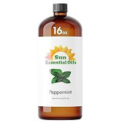 Sun Essential Oils - Peppermint Essential Oil 16oz