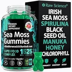 S RAW SCIENCE Irish Sea Moss Gummies Detox Support