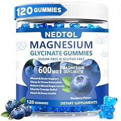 Nedtol Magnesium Glycinate Gummies 600mg Sugar-Free