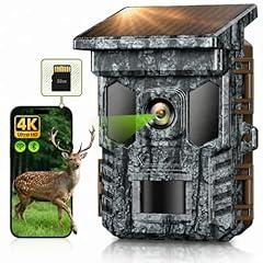 VIDVIS Solar Trail Camera 4K 64MP WiFi