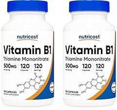 Nutricost Vitamin B1 Thiamin 500mg 120 Count