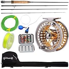 Sougayilang Fly Fishing Rod Reel Combo