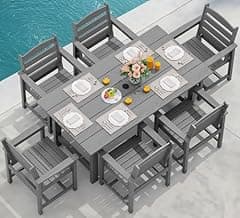 SERWALL 7-Piece Outdoor Dining Set