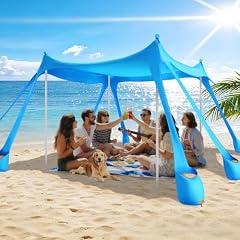 Beach Tent Sun Shelter UPF 50+, Sky Blue