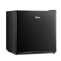 Midea Compact Refrigerator 1.6 Cubic Feet Black