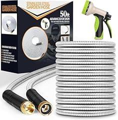 Unywarse 50 ft Stainless Steel Garden Hose