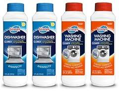 Glisten Dishwasher and Washing Machine Cleaner Combo Pack