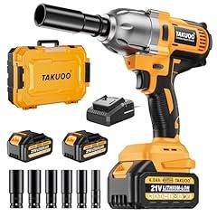 Takuoo Cordless Brushless Impact Wrench 850N.m